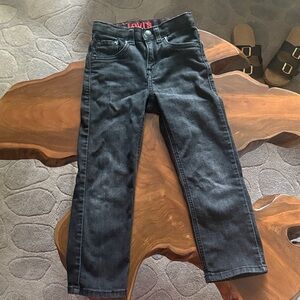 Levi's kids Dark Gray Straight Jeans